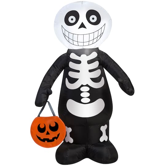3.5ft. Airblown&#xAE; Inflatable Halloween Skeleton Boy